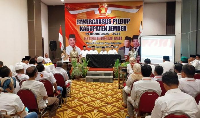 Rakercabsus DPC Gerindra Jember, 6 Bacabup Paparkan Visi dan Misi Rakercabsus DPC Gerindra Jember, 6 Bacabup Paparkan Visi dan Misi