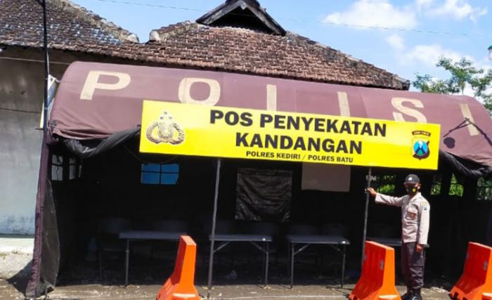 Antisipasi Pemudik, Polisi Dirikan Posko Penyekatan di Perbatasan Kediri-Malang Antisipasi Pemudik, Polisi Dirikan Posko Penyekatan di Perbatasan Kediri-Malang
