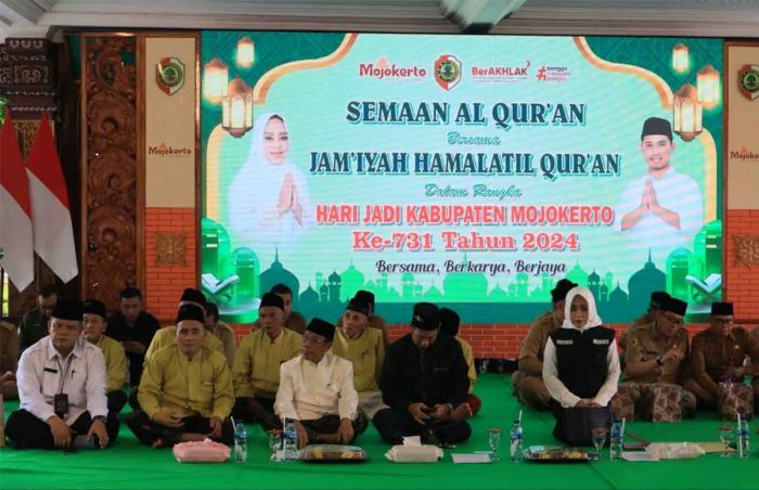 Ikuti Semaan Quran, Bupati Mojokerto Suarakan Toleransi