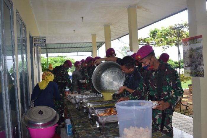 Tak Mudik, Halal Bihalal, Prajurit Yonmarhanlan IX Ambon Diminta Tak Kecil Hati