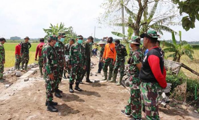 Jelang Berakhirnya TMMD di Ngawi, Korem Lakukan Pengecekan ke Lokasi