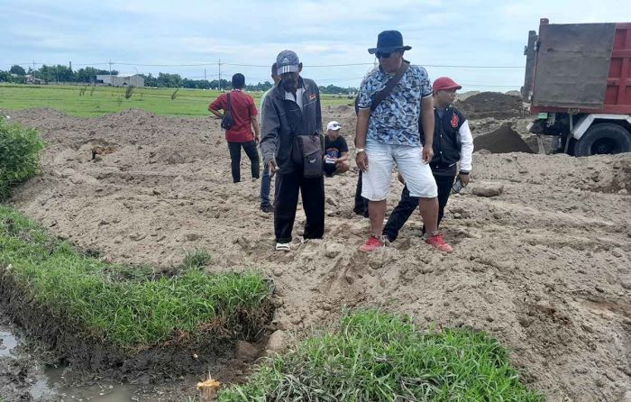 Saluran Irigasi Ditutup Pengembang, 1 Hektare Sawah di Mimbaan Situbondo Terancam Tidak Terairi Saluran Irigasi Ditutup Pengembang, 1 Hektare Sawah di Mimbaan Situbondo Terancam Tidak Terairi