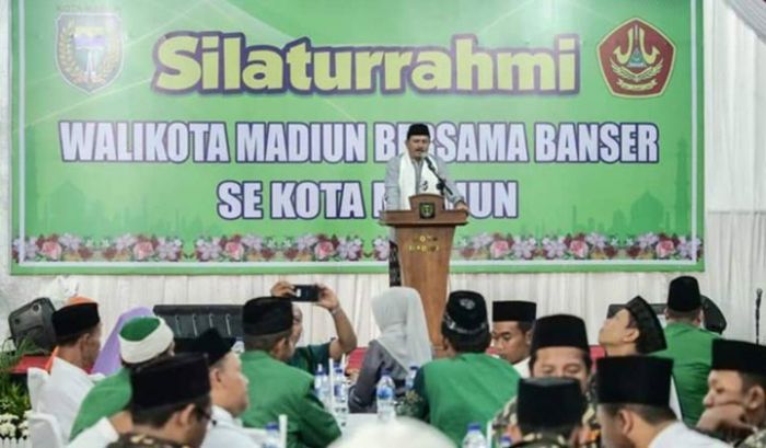 Undang ​Silaturahim, Wali Kota Madiun Harap Banser Jadi Barometer Ormas Lain