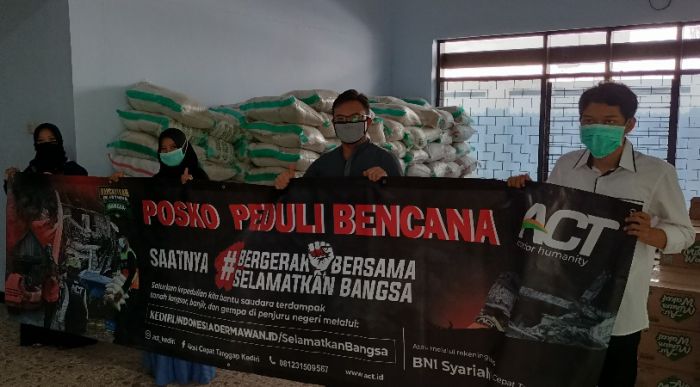 ​ACT Kediri Siap Kirim 35 Ton Bantuan ke Daerah Bencana ke Sulbar dan Kalsel