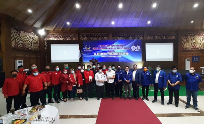 Pilbup Blitar 2020, Nasdem Resmi Koalisi dengan PDIP Usung Calon Petahana Pilbup Blitar 2020, Nasdem Resmi Koalisi dengan PDIP Usung Calon Petahana
