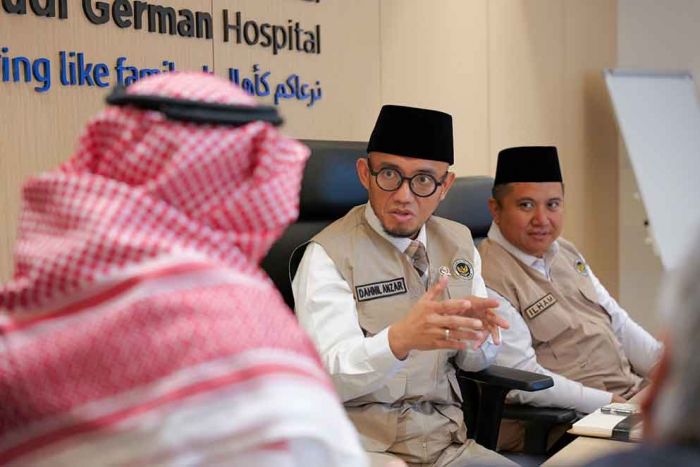 Wamenhaj Tinjau Kesiapan Layanan Kesehatan Haji di Saudi German Hospital Makkah