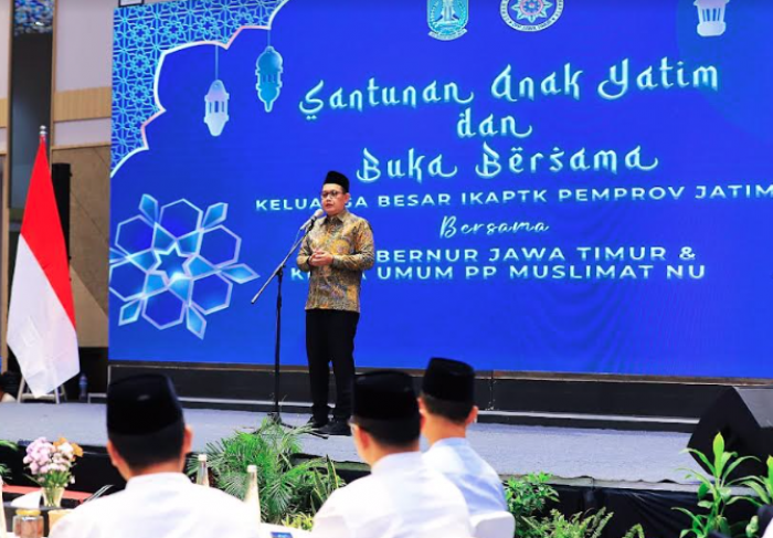 Apresiasi Santunan Anak Yatim IKAPTK Jatim, Pj Gubernur Adhy Harap Kepedulian ini Jadi Contoh