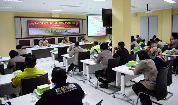 Jelang Operasi Tumpas Narkoba Semeru, Kapolresta Sidoarjo Berharap Hasil Maksimal Jelang Operasi Tumpas Narkoba Semeru, Kapolresta Sidoarjo Berharap Hasil Maksimal