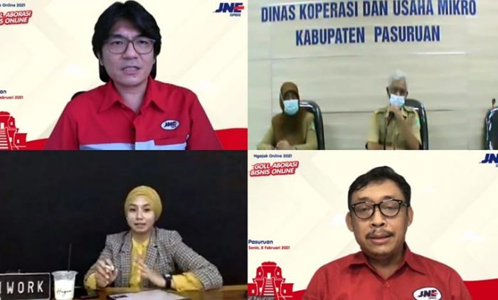JNE Dukung Digitalisasi UKM Pasuruan di Tengah Pandemi JNE Dukung Digitalisasi UKM Pasuruan di Tengah Pandemi