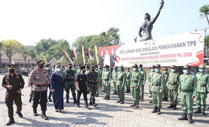 Polres Mojokerto Libatkan 1.200 Personel saat Pilkades Serentak 2022 Polres Mojokerto Libatkan 1.200 Personel saat Pilkades Serentak 2022