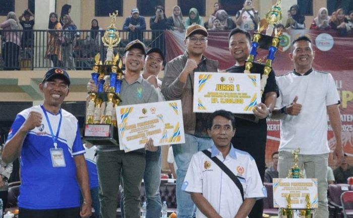 Kecamatan Mojoanyar Juarai Turnamen Voli Piala Bupati Mojokerto 2025