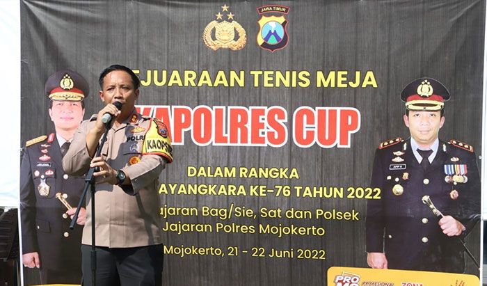 Peringati Hari Bhayangkara ke-76, Polres Mojokerto Gelar Berbagai Lomba Olahraga