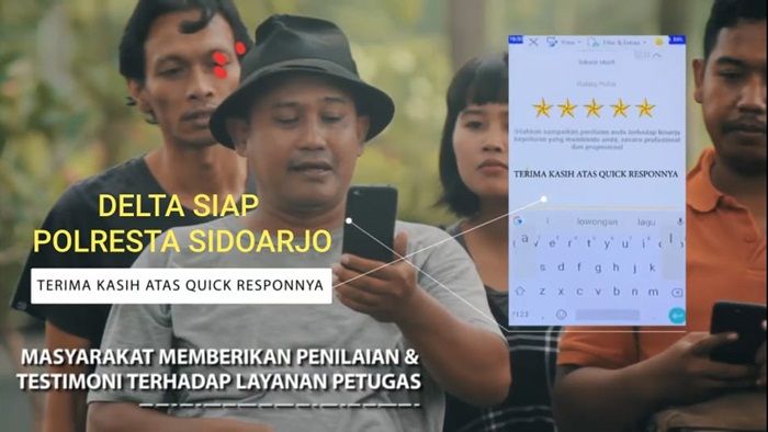 Tinggal Klik di Delta Siap, Polresta Sidoarjo Siap Meluncur Bantu Warga Tinggal Klik di Delta Siap, Polresta Sidoarjo Siap Meluncur Bantu Warga
