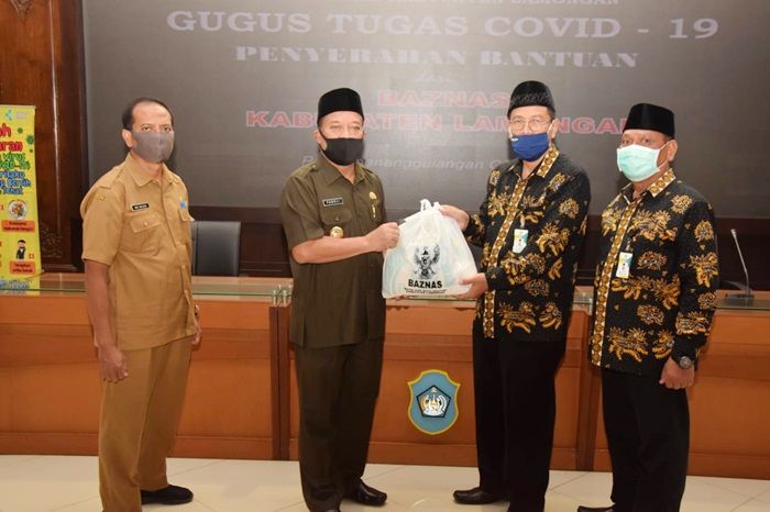 Peduli Covid-19, Baznas Lamongan Salurkan 6.000 Paket Sembako