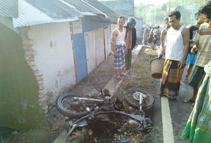 Dikira Bom, Motor Bawa Petasan di Pegantenan Pamekasan Meledak 