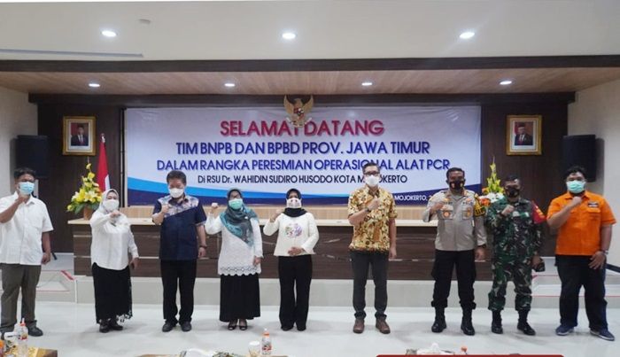 Terima Bantuan Mesin PCR, Ning Ita Yakin Bisa Tekan Angka Covid-19 di Kota Mojokerto