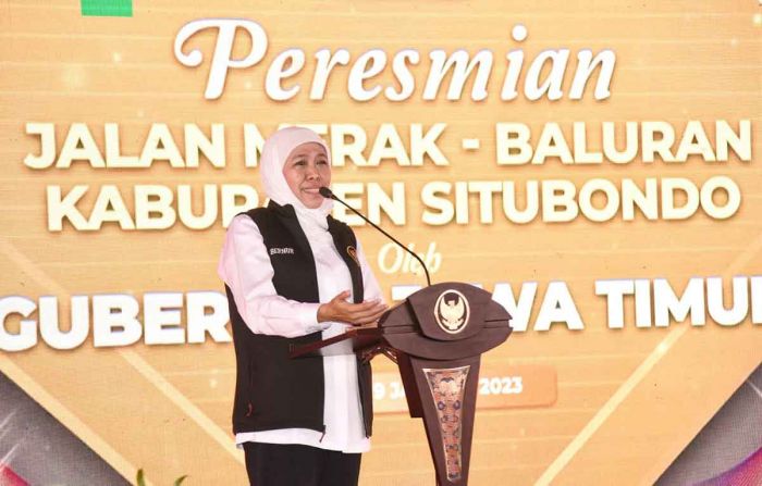 Dongkrak Kesejahteraan Masyarakat, Gubernur Khofifah Resmikan Jalan Merak-Baluran Situbondo Dongkrak Kesejahteraan Masyarakat, Gubernur Khofifah Resmikan Jalan Merak-Baluran Situbondo