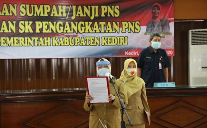 447 CPNS Pemkab Kediri Mendapat SK PNS