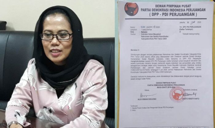 PDIP Jatim Akui Surat dari DPP Terkait Instruksi agar DPC Ikut Rekrutmen Korkot/Korkab PKH Asli PDIP Jatim Akui Surat dari DPP Terkait Instruksi agar DPC Ikut Rekrutmen Korkot/Korkab PKH Asli
