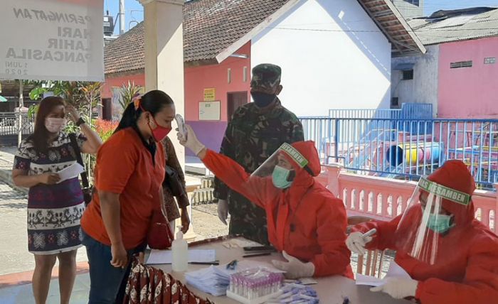 15 Orang di Pasar Tradisional Kabupaten Blitar Reaktif Hasil Rapid Test Acak