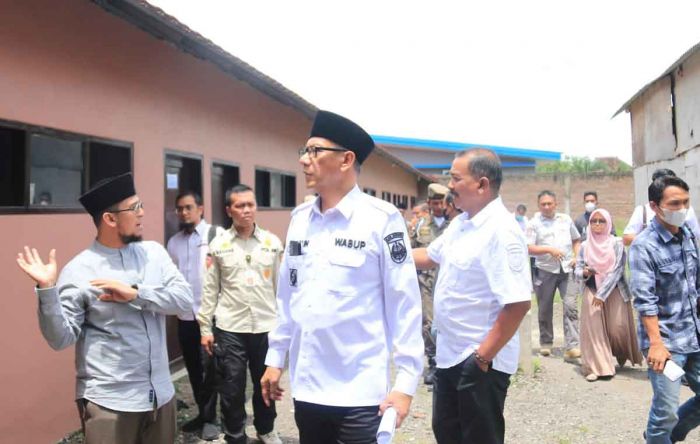 Tuai Polemik, Wakil Bupati Jember Tinjau Pembangunan Sekolah Milik Yayasan Imam Syafi