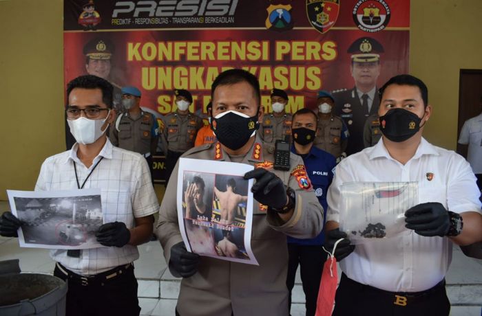 Satreskrim Polresta Sidoarjo Tangkap Pelempar Bondet di Perumahan Kebonagung Permai