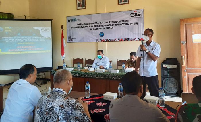 Cegah Peredaran Narkoba di Sekitar Perusahaan, SIG bersama BNNK Tuban Gelar Sosialisasi P4GN