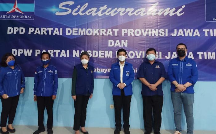 Kunjungan Kebangsaan ke Partai Demokrat Jatim, Ketua Nasdem Jatim Bahas Penanganan Pandemi Covid-19 Kunjungan Kebangsaan ke Partai Demokrat Jatim, Ketua Nasdem Jatim Bahas Penanganan Pandemi Covid-19