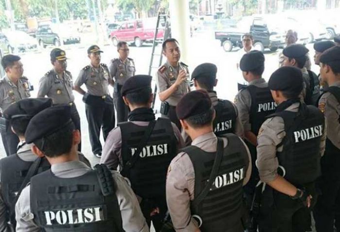 ​Cegah Aksi Teror, Polres Pasuruan Perketat Penjagaan