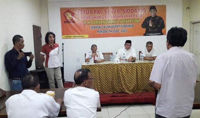 Optimistis Kantongi Rekom, Bambang Haryo Silaturahim Bersama Ketua PAC Gerindra Sidoarjo