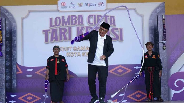 Lomba Tari Pecut Samandiman Meriahkan Hari Jadi Kota Kediri ke-1146 di Goa Selomangleng Lomba Tari Pecut Samandiman Meriahkan Hari Jadi Kota Kediri ke-1146 di Goa Selomangleng
