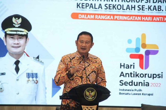 Peringati Hakordia 2022, Pemkab Lamongan Sosialisasi Budaya Antikorupsi untuk Kepala Sekolah Peringati Hakordia 2022, Pemkab Lamongan Sosialisasi Budaya Antikorupsi untuk Kepala Sekolah