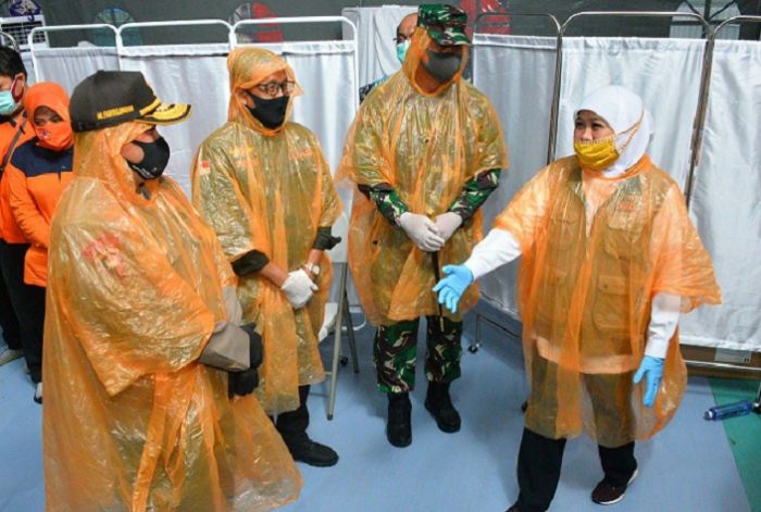 Total Pasien Sembuh di RS Lapangan Jatim 72,9 Persen Total Pasien Sembuh di RS Lapangan Jatim 72,9 Persen