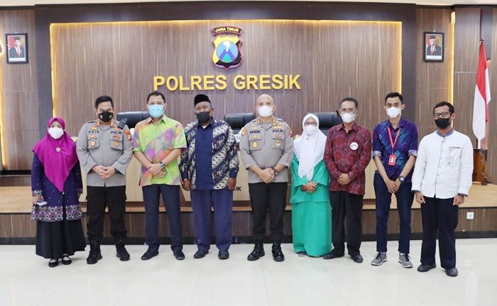 Survei Tingkat Kepercayaan Masyarakat Terhadap Polri, Puslitbang Mabes Polri Kunjungi Polres Gresik