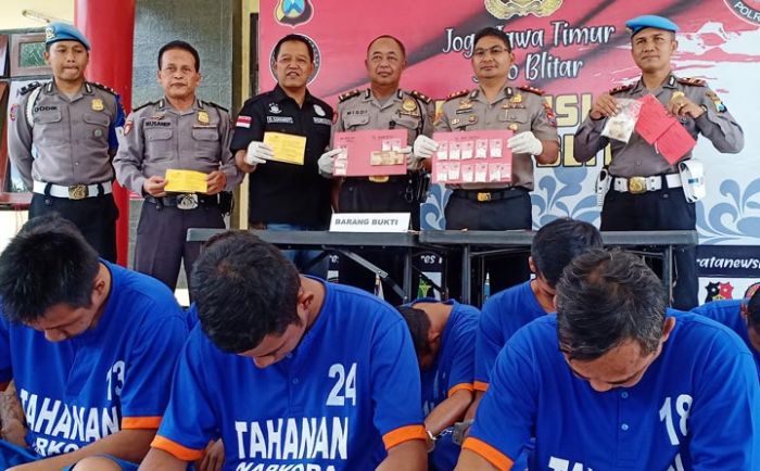 Seminggu, 13 Kasus Peredaran Narkotika dan Okerbaya Diungkap Polres Blitar