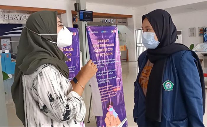 Stasiun KA Kediri Mulai Terapkan Tes GeNose dengan Biaya Rp. 30 Ribu Stasiun KA Kediri Mulai Terapkan Tes GeNose dengan Biaya Rp. 30 Ribu