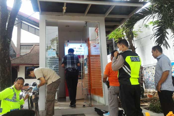 ATM BNI di depan Gedung Gashibu Pacitan Nyaris Dibobol Bandit