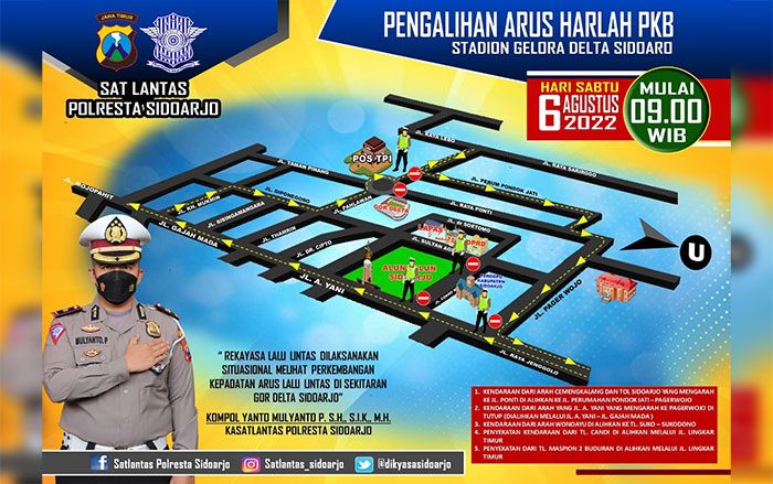 Harlah PKB di Kota Delta, Polresta Sidoarjo Kerahkan 1.000 Personel Harlah PKB di Kota Delta, Polresta Sidoarjo Kerahkan 1.000 Personel
