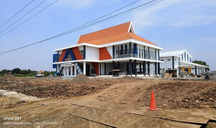 Pembangunan Gedung Damkar dan BPBD Hampir Rampung, Tinggal Pavingisasi