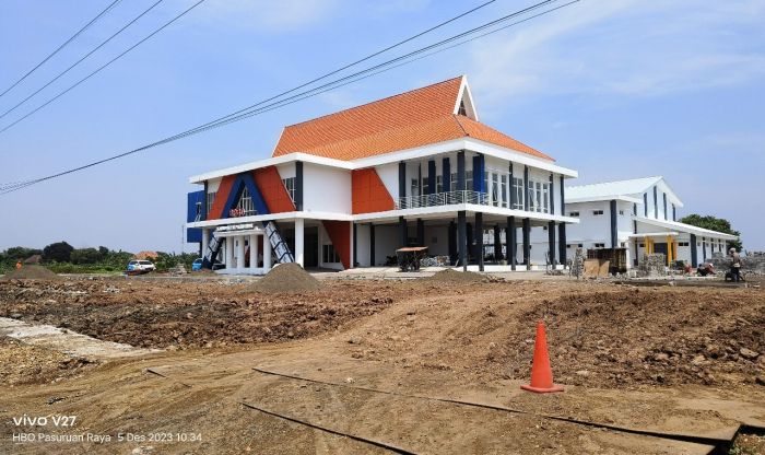 Pembangunan Gedung Damkar dan BPBD Hampir Rampung, Tinggal Pavingisasi Pembangunan Gedung Damkar dan BPBD Hampir Rampung, Tinggal Pavingisasi