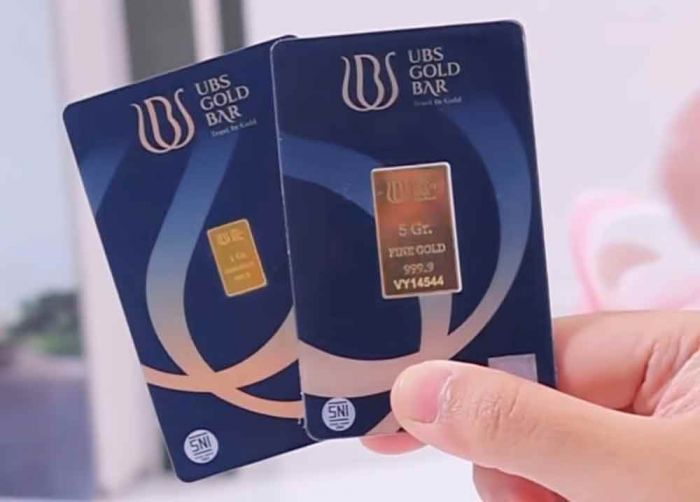 Harga Emas UBS di Akhir Maret 2026 Masih Anjlok, Per Gram Turun hingga Rp158 Ribu