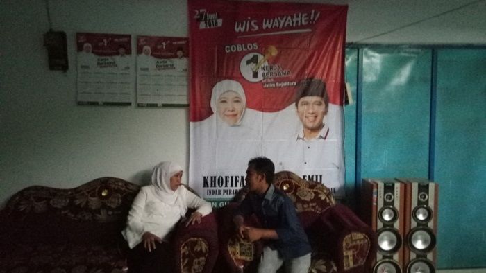 Khofifah Blusukan ke Kandang Gus Ipul Khofifah Blusukan ke Kandang Gus Ipul