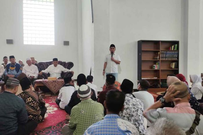 Ratusan Relawan Bekisar Mojokerto Gelar Istighosah dan Konsolidasi di Masjid Kampus IKHAC