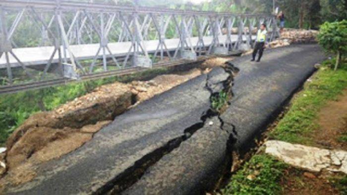 Relokasi Jembatan Darurat Temui Jalan Berliku, BPN Masih Ngukur Relokasi Jembatan Darurat Temui Jalan Berliku, BPN Masih Ngukur