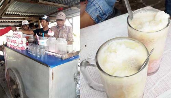 Es Dawet Legendaris di Driyorejo ini Mampu Habiskan 40 Kaleng Susu Krimer per Hari Es Dawet Legendaris di Driyorejo ini Mampu Habiskan 40 Kaleng Susu Krimer per Hari