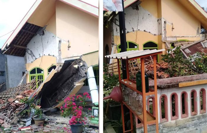200 Lebih Rumah Warga di Kabupaten Blitar Dilaporkan Rusak Akibat Gempa