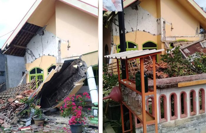 200 Lebih Rumah Warga di Kabupaten Blitar Dilaporkan Rusak Akibat Gempa 200 Lebih Rumah Warga di Kabupaten Blitar Dilaporkan Rusak Akibat Gempa