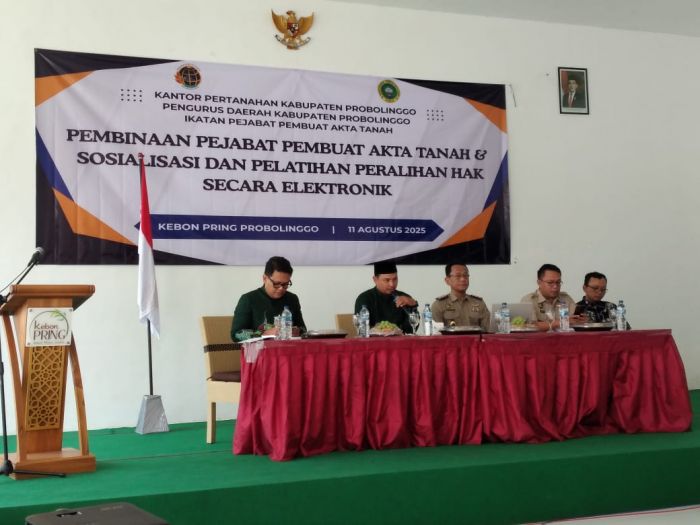 BPN Kabupaten Probolinggo Lakukan Pembinaan dan Sosialisasi Peralihan Hak Secara Elektronik
