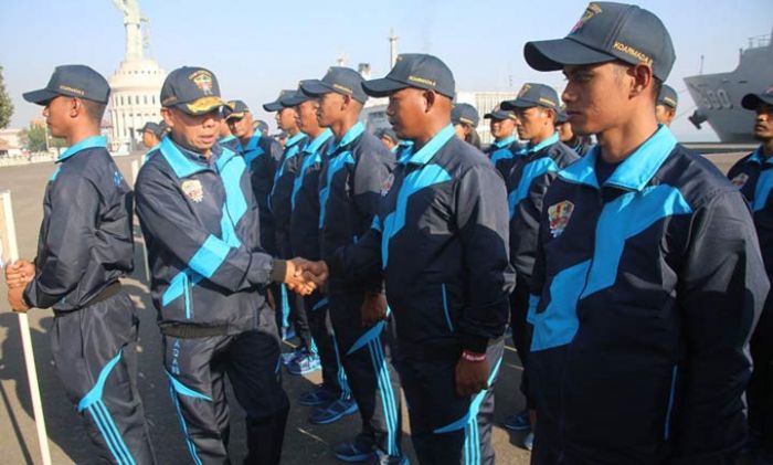 Pangkoarmada II Berangkatkan Kontingen Navy Open Water Sports Tournaments 2019