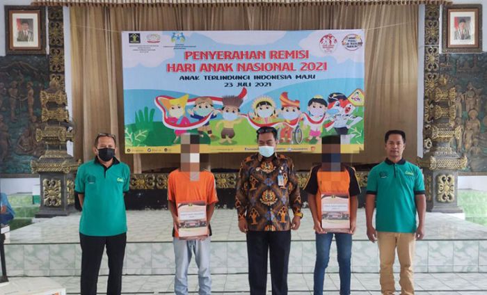 Hari Anak Nasional 2021, 67 Anak Didik Pemasyarakatan di Jatim Dapat Remisi